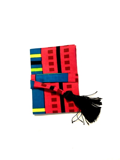 Passport cover - pink, blue, green, black