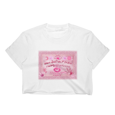 The Weed-ja Spirit Board White Crop Top