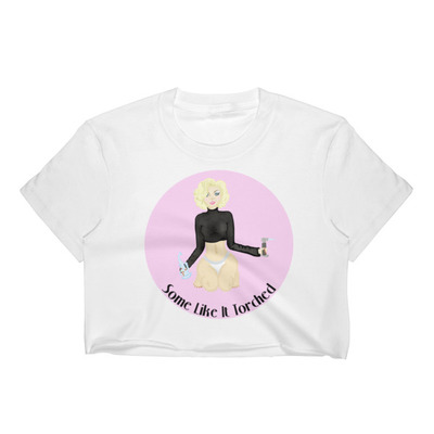 Some Like It Torched Crop Top