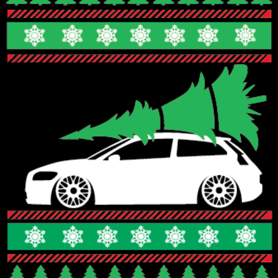 Volvo c30 ugly christmas sweater - Thumbnail 2