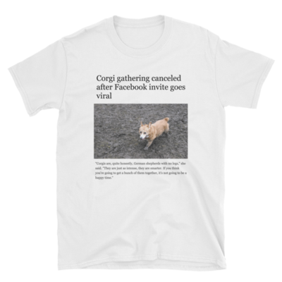 Corgi Gathering Cancelled Short Sleeve