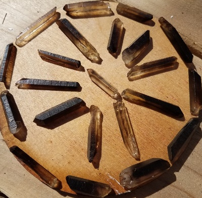 Smoky Quartz Points
