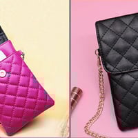 Best Mini Messenger Bag 2 Layer Cellphone Wallets PW04 - Thumbnail 4