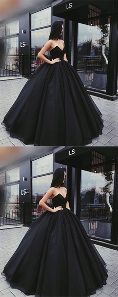 black prom dresses,2018 prom dresses, long prom dress,evening dresses,PD23001