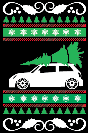 Mini Cooper F56 Ugly Christmas Sweater