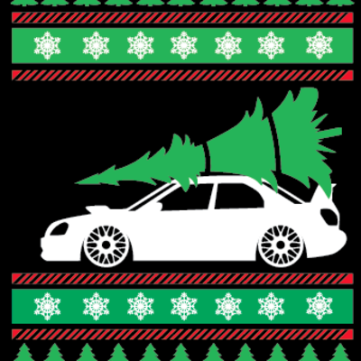 Subaru wrx sti blob eye ugly christmas sweater - Thumbnail 2