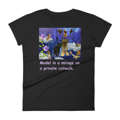 Women's short sleeve t-shirt "Private Catwalk"