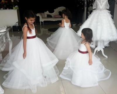 Spaghetti Straps Flower Girl Dresses for Wedding