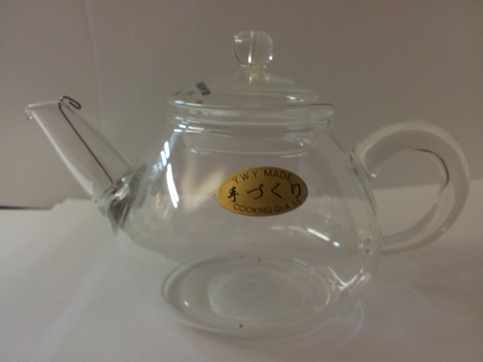 Heat Resistant 200 ML Glass Teapot For Chinese tea / Flower Tea