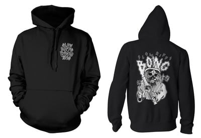 SLOW RIFFS BONG HITS WIZARD HOODIE