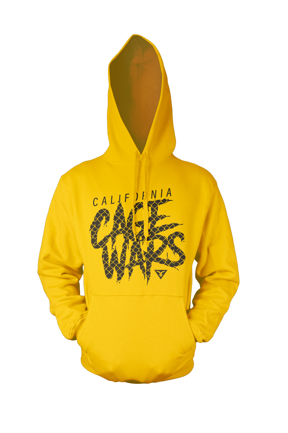 Cage Wars athletic gold hoodie