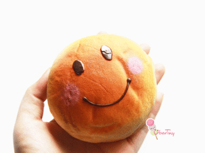 Jumbo Soft Kawaii Blush Bun Squishy