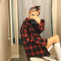 90‘s Checker Plaid Shirt - Thumbnail 3