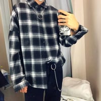 90‘s Checker Plaid Shirt - Thumbnail 2