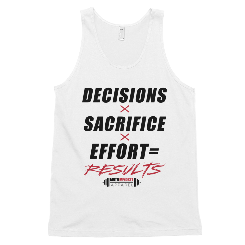 Results mens white tanktop