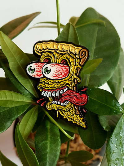 Pizza Face 2 Pin