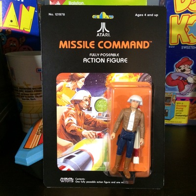 Missile Command Custom Made Art Toy Figure