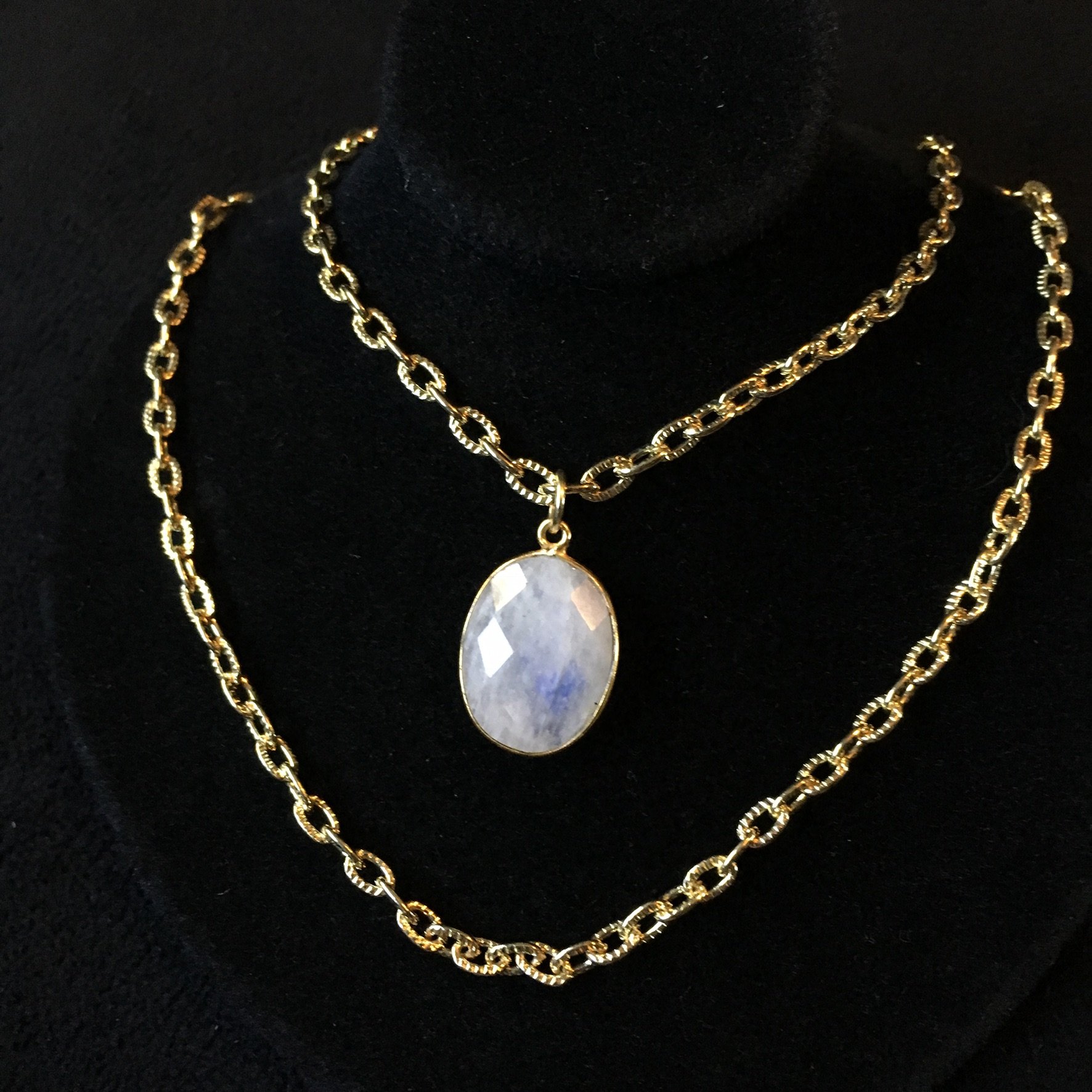 Goddess Moonstone Necklace