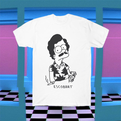Free Shipping-PABLO ESCOBART TEE