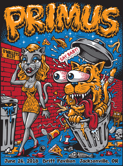 Primus OR 18X24 screenprinted poster (signed and numbered)