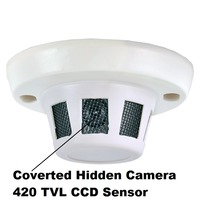Smoke Detector Hidden Spy Camera 1/3" Sony CCD Color - Thumbnail 1