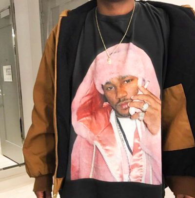 DIPLOMATS Cam'ron T SHIRT IN GREY