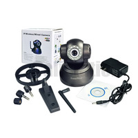 Wireless Night Vision IP Camera WIFI Audio Color Cam - Thumbnail 1