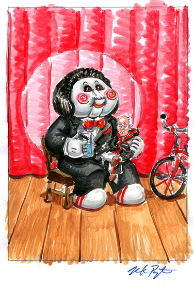 Bogus BILLY / VIN Triloquist Color Rough - Horrorible Kids Series 3 2018