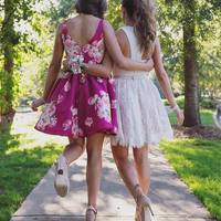 Cute Two Piece Beaded Short Homecoming Dress,White Lace Prom Dress - Thumbnail 2