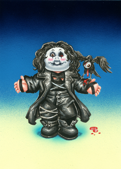 Eerie ERIC / RUSSELL Crow Final Art - Horrorible Kids - Series 3 2018