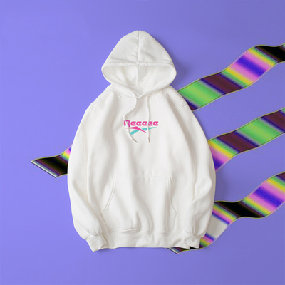 PASTEL GOTH LSD REEBOK SPOOF HOODIE