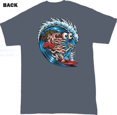 Surf Freak 100% cotton Grey T-shirt