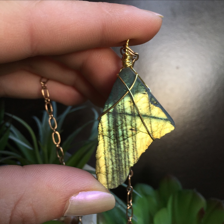 Labradorite Necklace 6