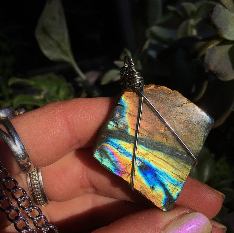 Rainbow Labradorite/Spectrolite  Necklace