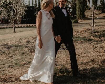 Romantic Mermaid Two Pieces Garden Wedding Dresses Delicate Lace Sleeveless Bridal Gowns