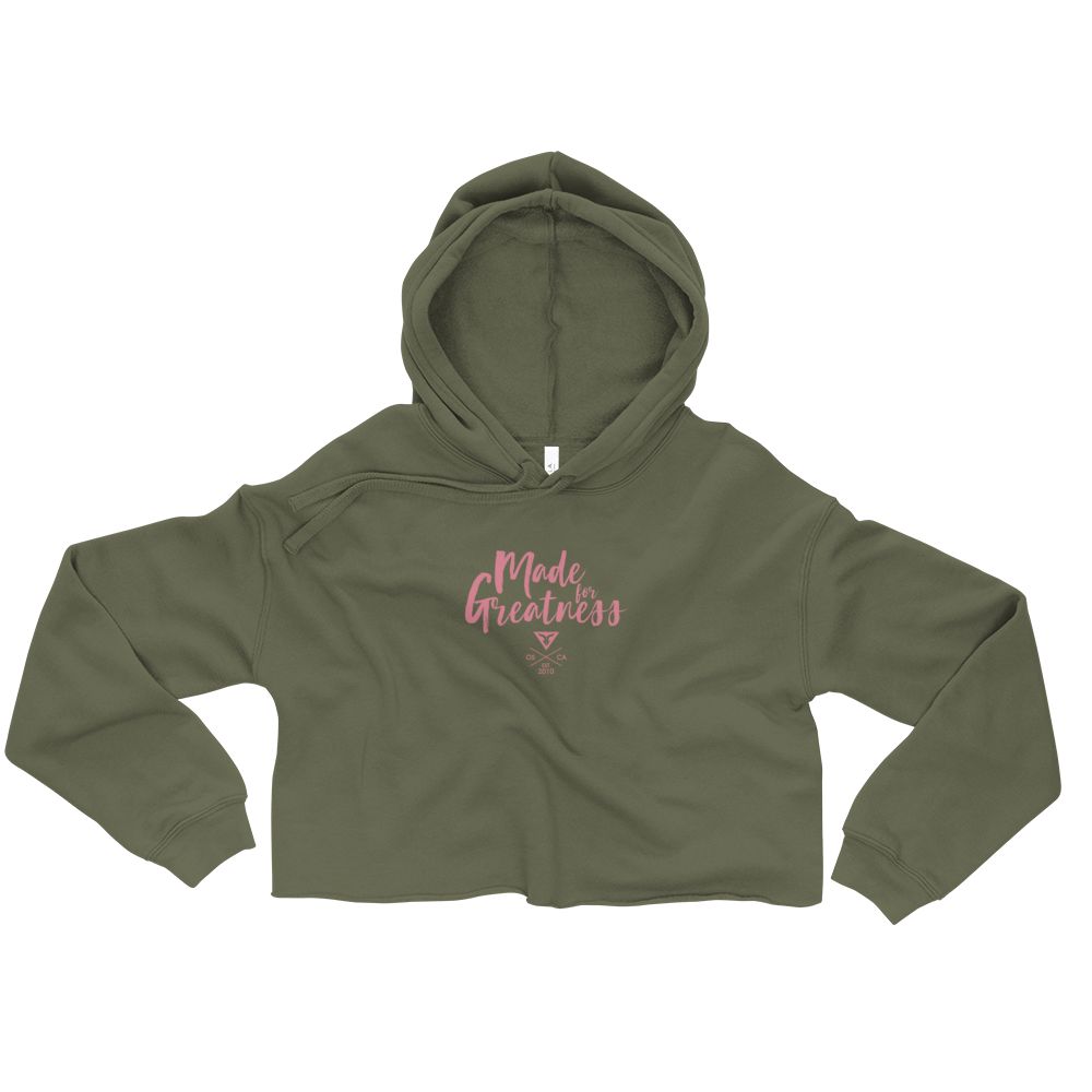 Made for Greatness cropped hoodie