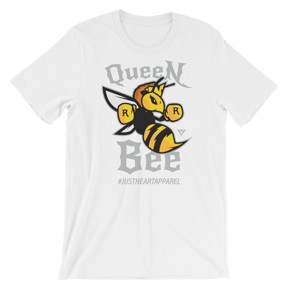 Queen Bee white fight shirt