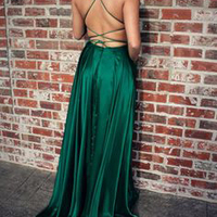 Fashion Cute Split Royal Blue Prom Dresses, Evening Party Dresses 20725 - Thumbnail 1