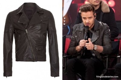 Handmade Liam Payne Black Leather Jacket, Celebrities Leather Jacket, Men's Biker Jacket