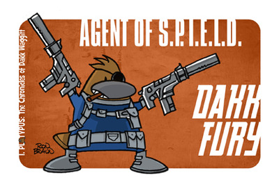 I, Platypus: Dakk Fury Small Print