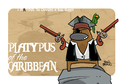 I, Platypus: Platypus Of The Caribbean Small Print