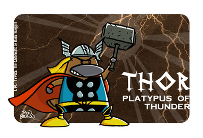 I, Platypus: Platypus Of Thunder Small Print