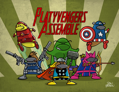 I, Platypus: Platyvengers Assemble Large Print