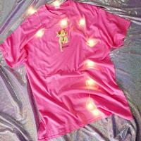 Cupid Angel in Love Printed Pink Tee - Thumbnail 1
