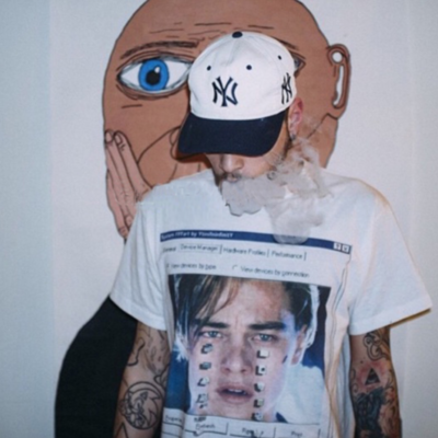 Free Shipping-CRYING LEONARDO DICAPRIO TEE
