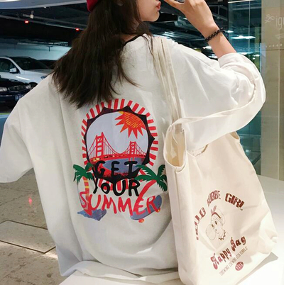 GET YOUR SUMMER Printed Tee