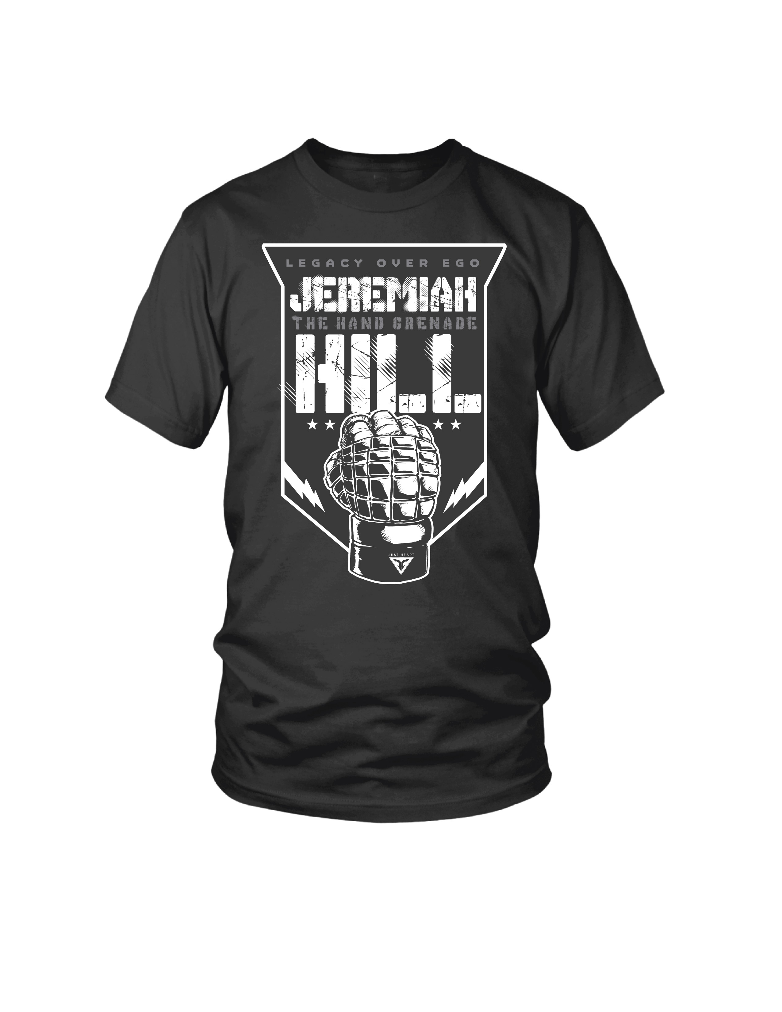 Jeremiah Hill fight shirt