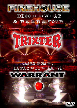FIREHOUSE TRIXTER WARRANT Live In Lafayette, LA. 1991 DVD
