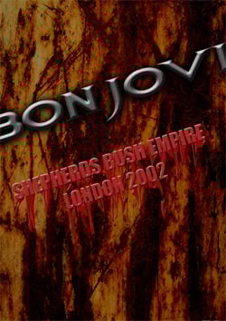 BON JOVI Shepherds Bush Empire, London 2002 DVD