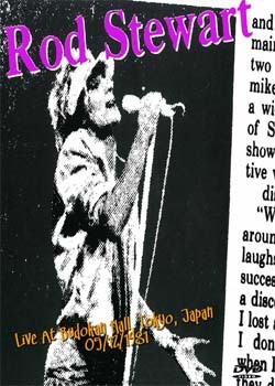 ROD STEWART Live At Budokan Hall, Tokyo, Japan 05.12.1981 DVD
